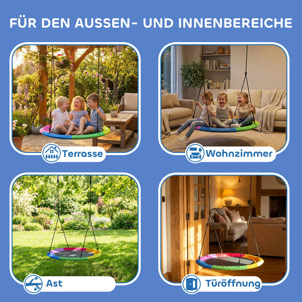 Nestschaukel höhenverstellbar für Kinder Outdoor bis 300kg