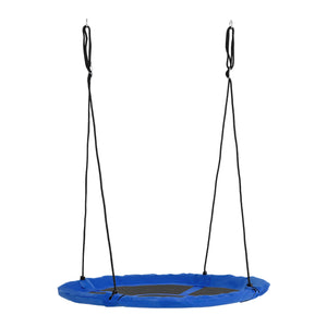 Nestschaukel Kinderschaukel Ø110cm bis 150kg verstellbar Blau