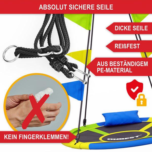Nestschaukel Kinderschaukel XXL 120cm