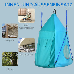 Nestschaukel höhenverstellbar wasserdicht mit Zelt 100cm