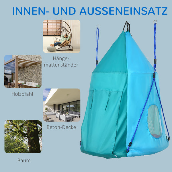 Nestschaukel höhenverstellbar wasserdicht mit Zelt 100cm