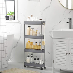 Nischenregal Regal schmal 4-stufig