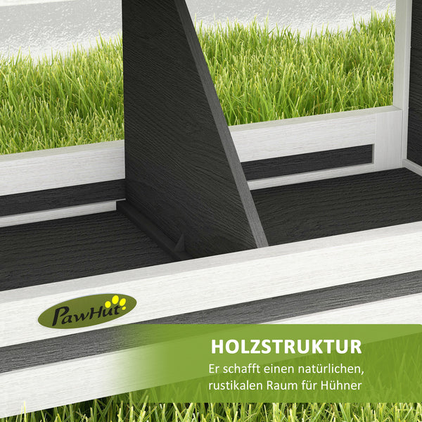 Nistkasten 66x37x34cm wetterbeständig Tannenholz Grau
