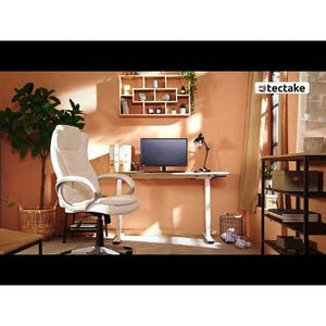 Tischgestell Twain höhenverstellbar 110-168x60x60-125cm weiss