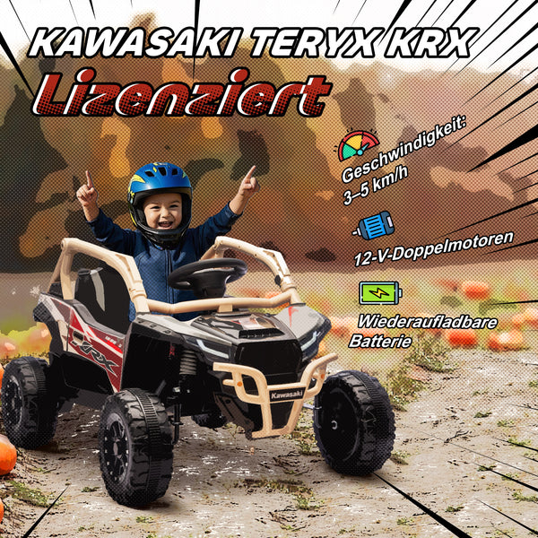 Kinderauto Elektroauto OFFROAD Geländewagen 12V mit Fernbedienung gelb