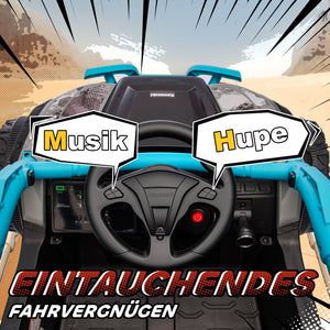 Kinderauto Elektroauto OFFROAD Geländewagen 12V mit Fernbedienung und LED
