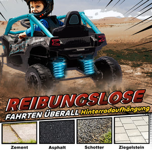 Kinderauto Elektroauto OFFROAD Geländewagen 12V mit Fernbedienung und LED