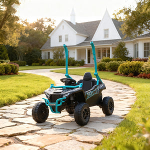 Kinderauto Elektroauto OFFROAD Geländewagen 12V mit Fernbedienung und LED