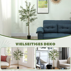 Olivenbaum künstlich mit Topf als Dekopflanze 150cm