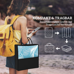 Outdoor Teppich wetterfest wendbar gross mit Tragetasche