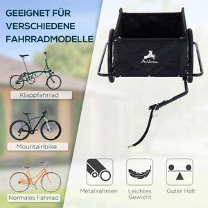Transportanhänger Lasten-Fahrradanhänger CargoTrailer schwarz
