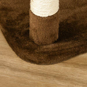 Katzenbaum Kletterbaum Kratzbaum Höhle Spielbaum Sisalsäulen Kaffeebraun