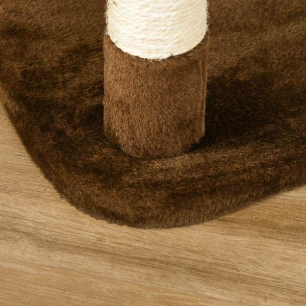 Katzenbaum Kletterbaum Kratzbaum Höhle Spielbaum Sisalsäulen Kaffeebraun