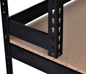 Packstation Packtisch Arbeitstisch Rollenhalter höhenverstellbar 183x183x90cm schwarz
