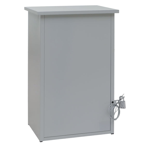 Paketkasten Paketbox Paketstation Briefkasten 2 Fächer 78x49x38cm hellgrau