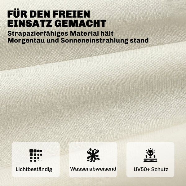 Palettenkissen Sitzpolster für Palettenmöbel 198x65x13cm beige