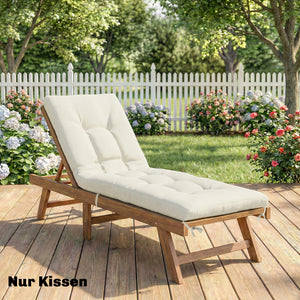 Palettenkissen Sitzpolster für Palettenmöbel 198x65x13cm beige
