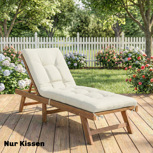 Palettenkissen Sitzpolster für Palettenmöbel 198x65x13cm beige