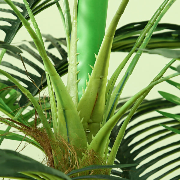 Palme Dekopflanze künstlich mit Topf für innen und aussen 1,6m