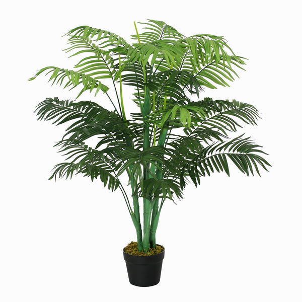 Palme Kunstpflanze künstlich im Topf für Wohnzimmer Balkon 125cm