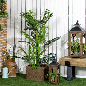 Palme Kunstpflanze künstlich mit Übertopf Deko 150cm