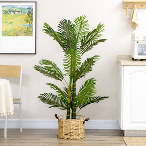 Palme Kunstpflanze künstlich mit Übertopf Deko 150cm
