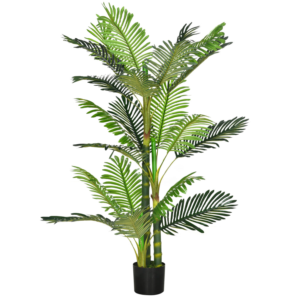 Palme Kunstpflanze künstlich mit Übertopf Deko 150cm