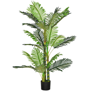Palme Kunstpflanze künstlich mit Übertopf Deko 150cm