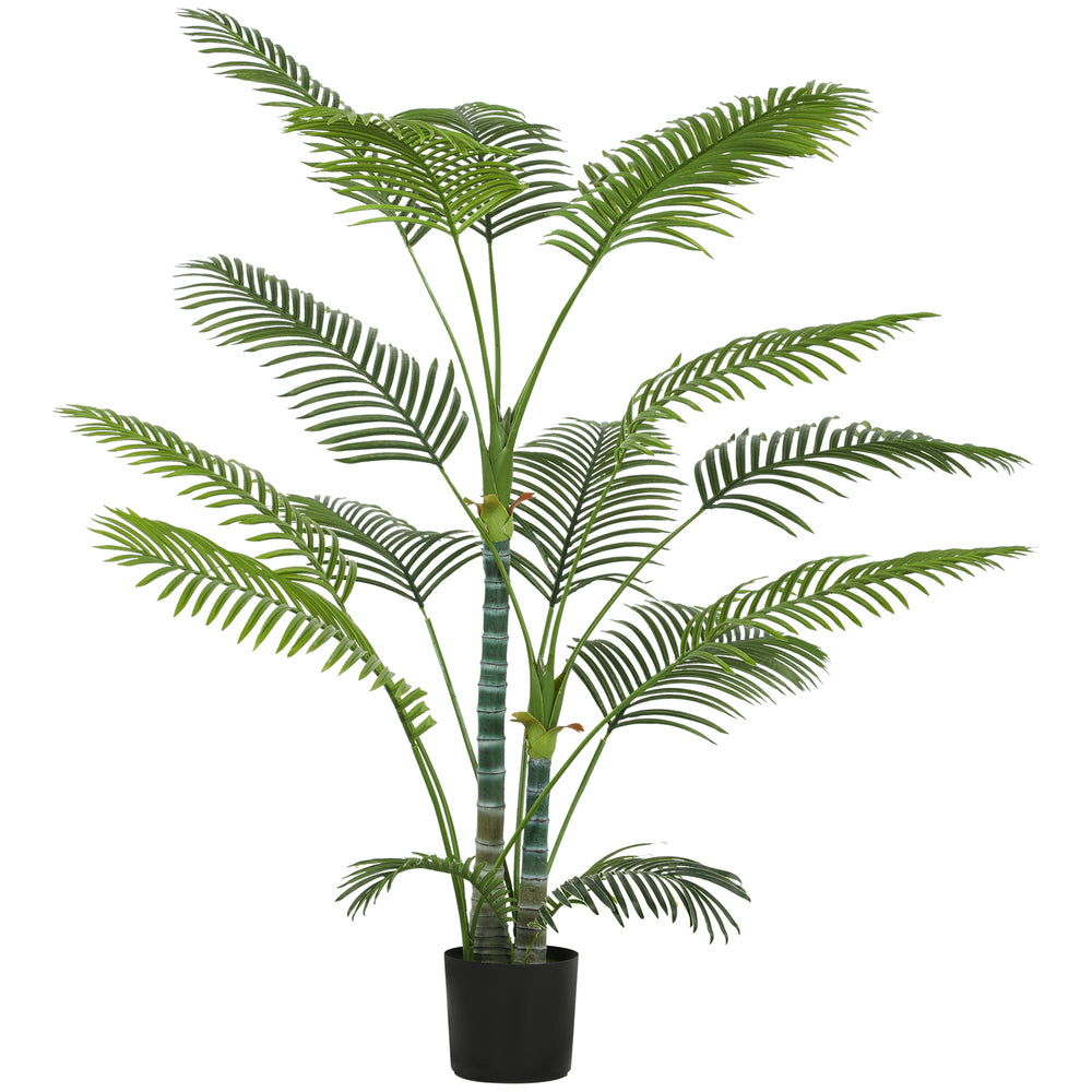 Palme künstlich UV-beständig mit Topf für innen und aussen grün