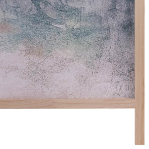 Paravent Trennwand Sichtschutz Raumtrennung Naturmotiv 170x227cm Berge