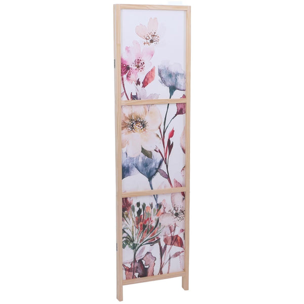 Paravent Trennwand Sichtschutz Raumtrennung Naturmotiv 170x137cm Blumen
