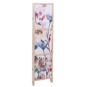 Paravent Trennwand Sichtschutz Raumtrennung Naturmotiv 170x227cm Blumen