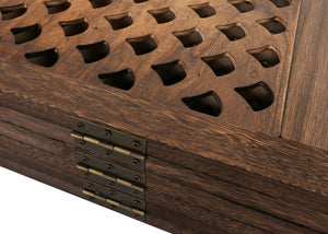 Paravent Raumteiler Trennwand Sichtschutz Ornamente 170x245cm braun