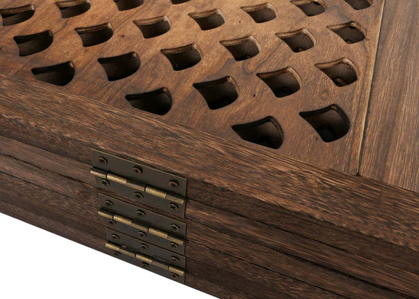 Paravent Raumteiler Trennwand Sichtschutz Ornamente 170x245cm braun