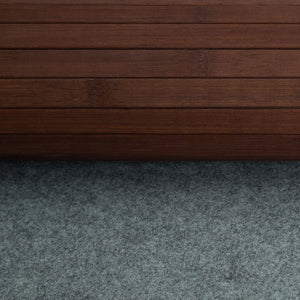 Bamboo room divider/privacy screen, brown