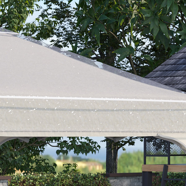 Pavillon Abdeckung wasserdicht windfest für Garten 300x300x80cm
