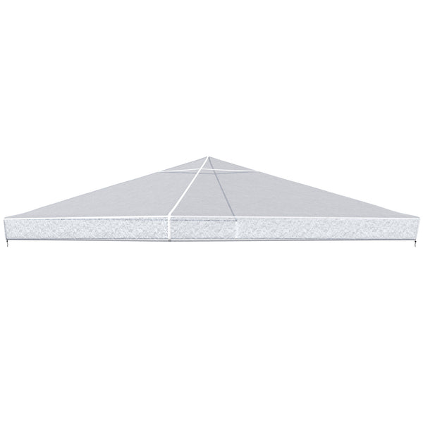Pavillon Abdeckung wasserdicht windfest für Garten 300x300x80cm