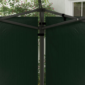 Pavillon Seitenwände wasserdicht mit Fenster 3x3 + 3x6m grün