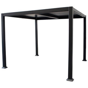 Gartenpavillon Baracoa 3x3m Alu dunkelgrau