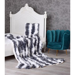 WEBPELZDECKE "WINTERFELL" SHAGGY SOFADECKE