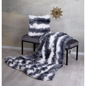 WEBPELZDECKE "WINTERFELL" SHAGGY SOFADECKE