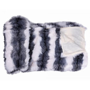 WEBPELZDECKE "WINTERFELL" SHAGGY SOFADECKE