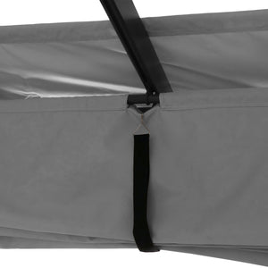 Aluminium Pergola 3x3m mit Schiebedach UV50+ Grau Stabil