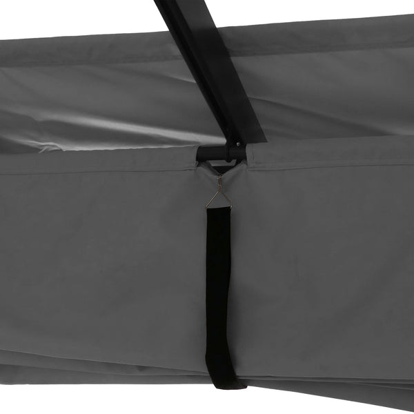 Aluminium Pergola 3x4m Anthrazit mit Schiebedach UV50+ Stabil