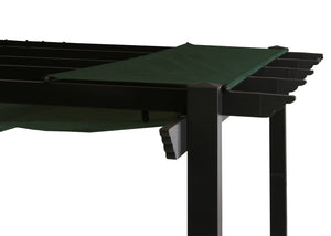Aluminium Pergola 3x4m mit Schiebedach UV50+ Grün Gartenpavillon
