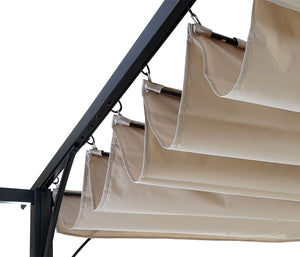 Ersatzbezug 320x250cm für Pergola Pavillon 3x3m creme