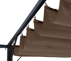 Ersatzbezug 320x250cm für Pergola Pavillon, taupe-braun