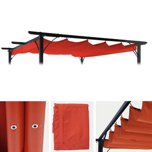 Ersatzbezug für Pergola Pavillon Dach 320x250cm terracotta