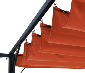 Ersatzbezug für Pergola Pavillon Dach 370x300cm terracotta