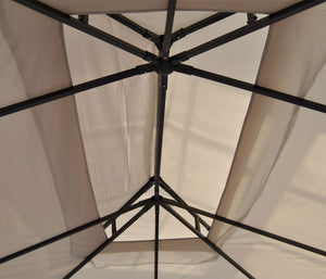 Ersatzdach creme für Pergola Pavillon 4,5x3,5m wetterfest